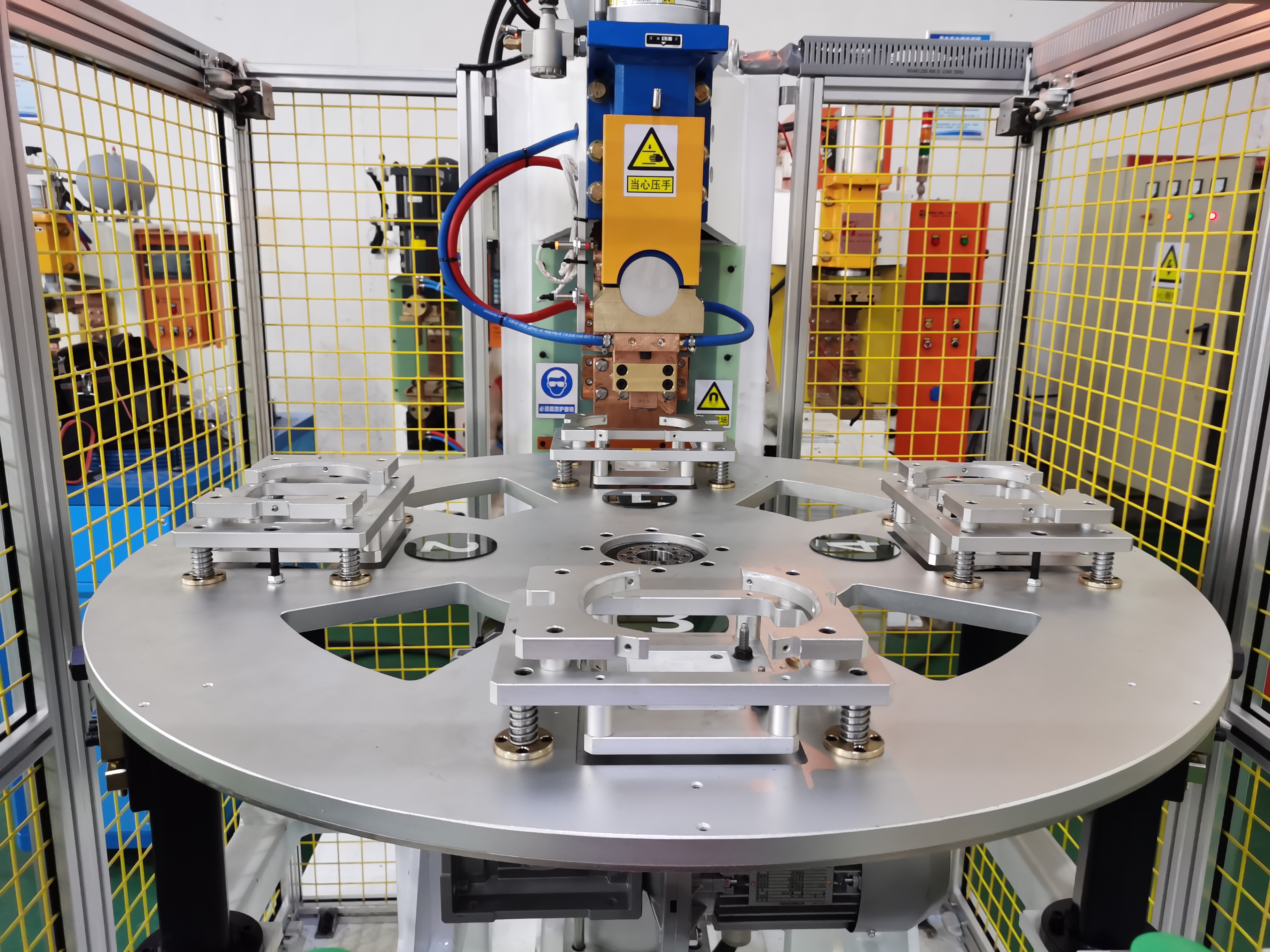 壓縮機(jī)殼體支架四工位凸焊機(jī)項(xiàng)目介紹