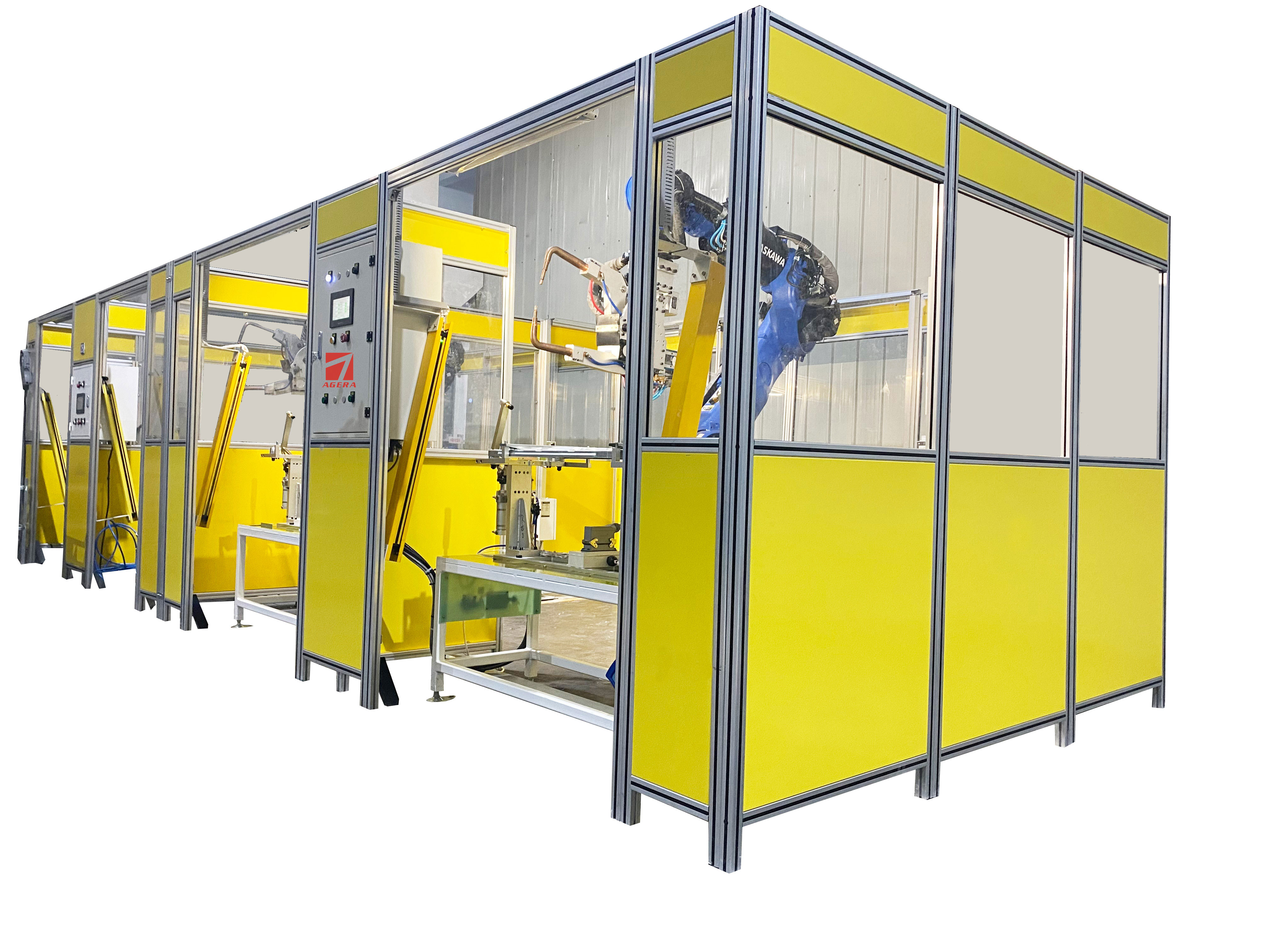 空調(diào)底板自動(dòng)焊接工作站,自動(dòng)焊接工作站