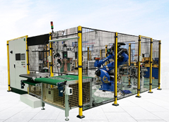 新能源汽車門檻梁機器人螺母凸焊工作站項目介紹 新能源汽車門檻梁機器人螺母凸焊工作站項目介紹