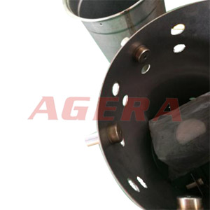 工程車(chē)輛柴油尾氣感應(yīng)桶環(huán)凸焊樣品