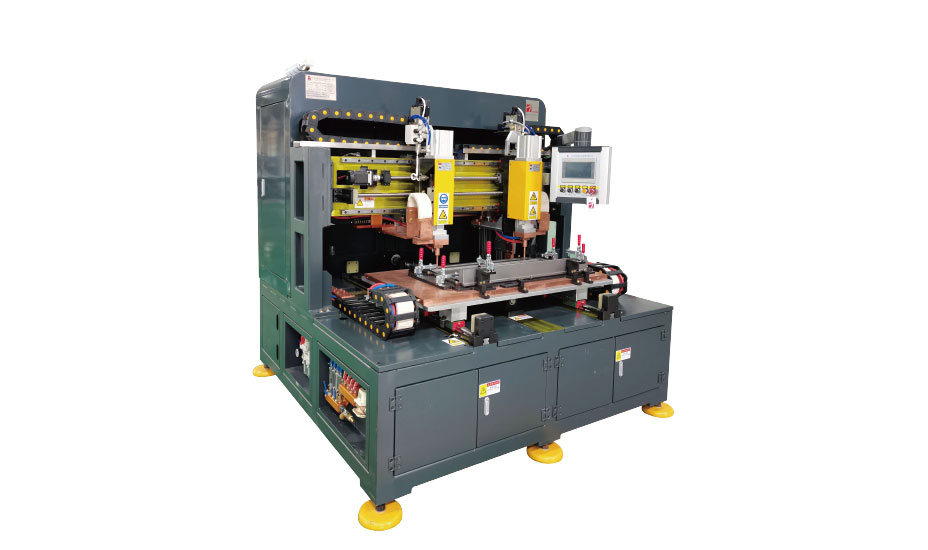 貨架層板加強筋雙頭自動點焊機