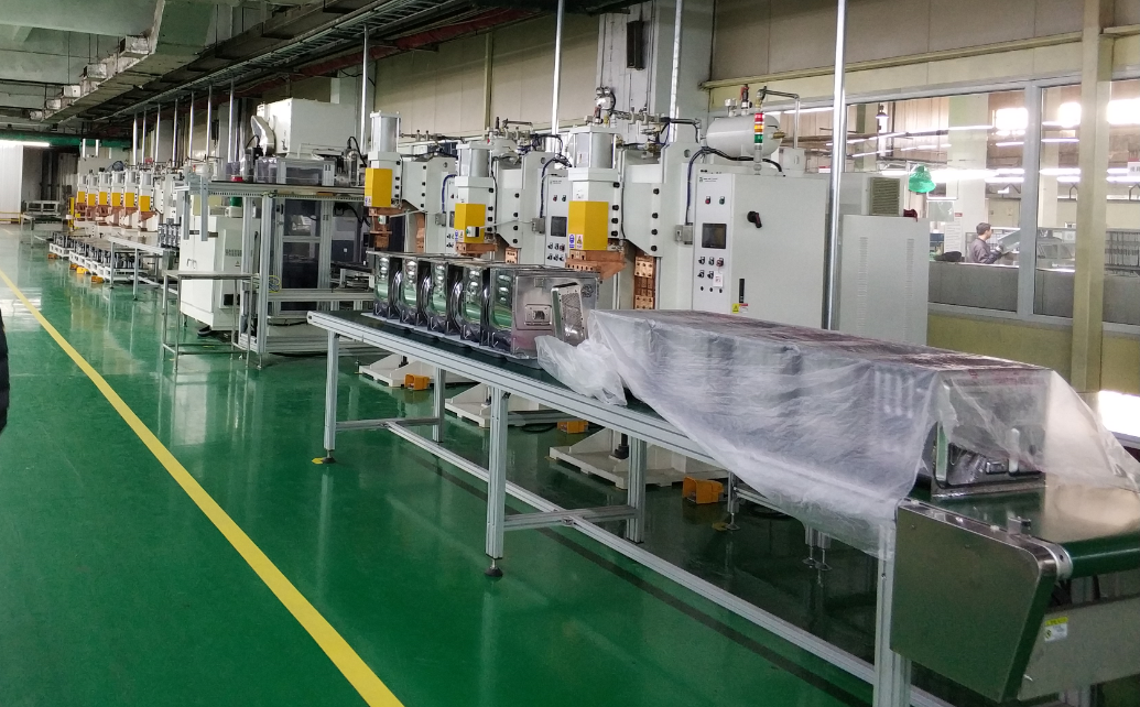 LG微波爐生產線