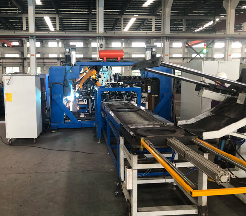 端板法蘭自動焊接線