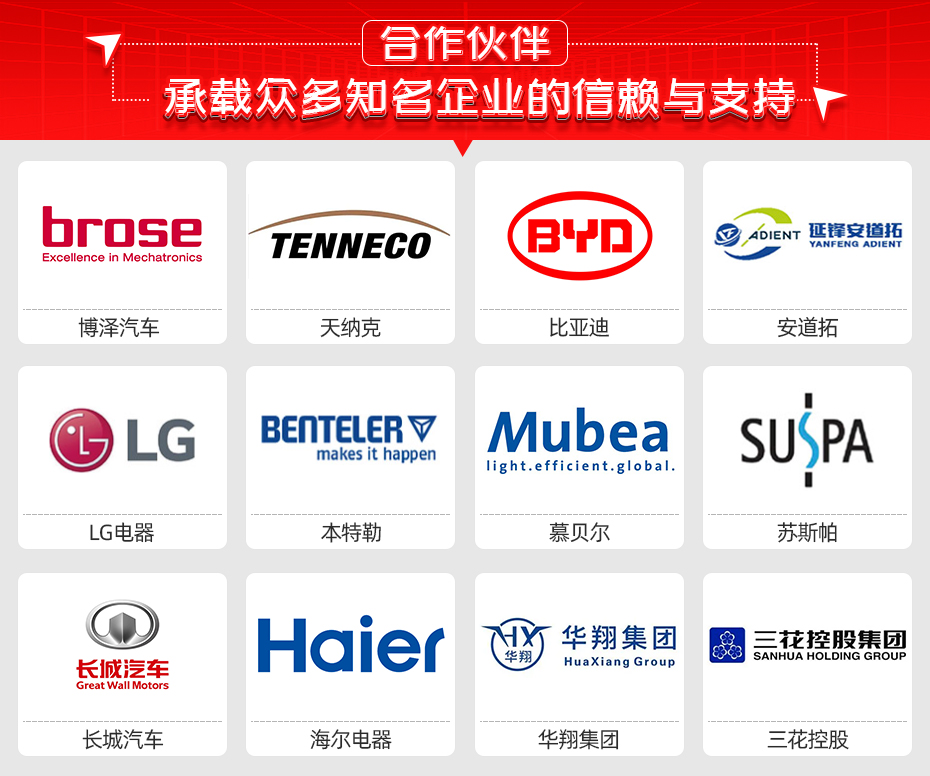 一體成形門環(huán)全自動凸焊工作站詳情合作伙伴